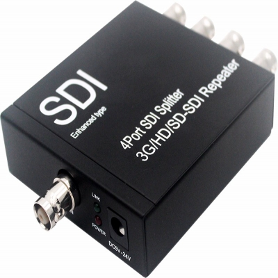 3G SDI 1进4出 分配器