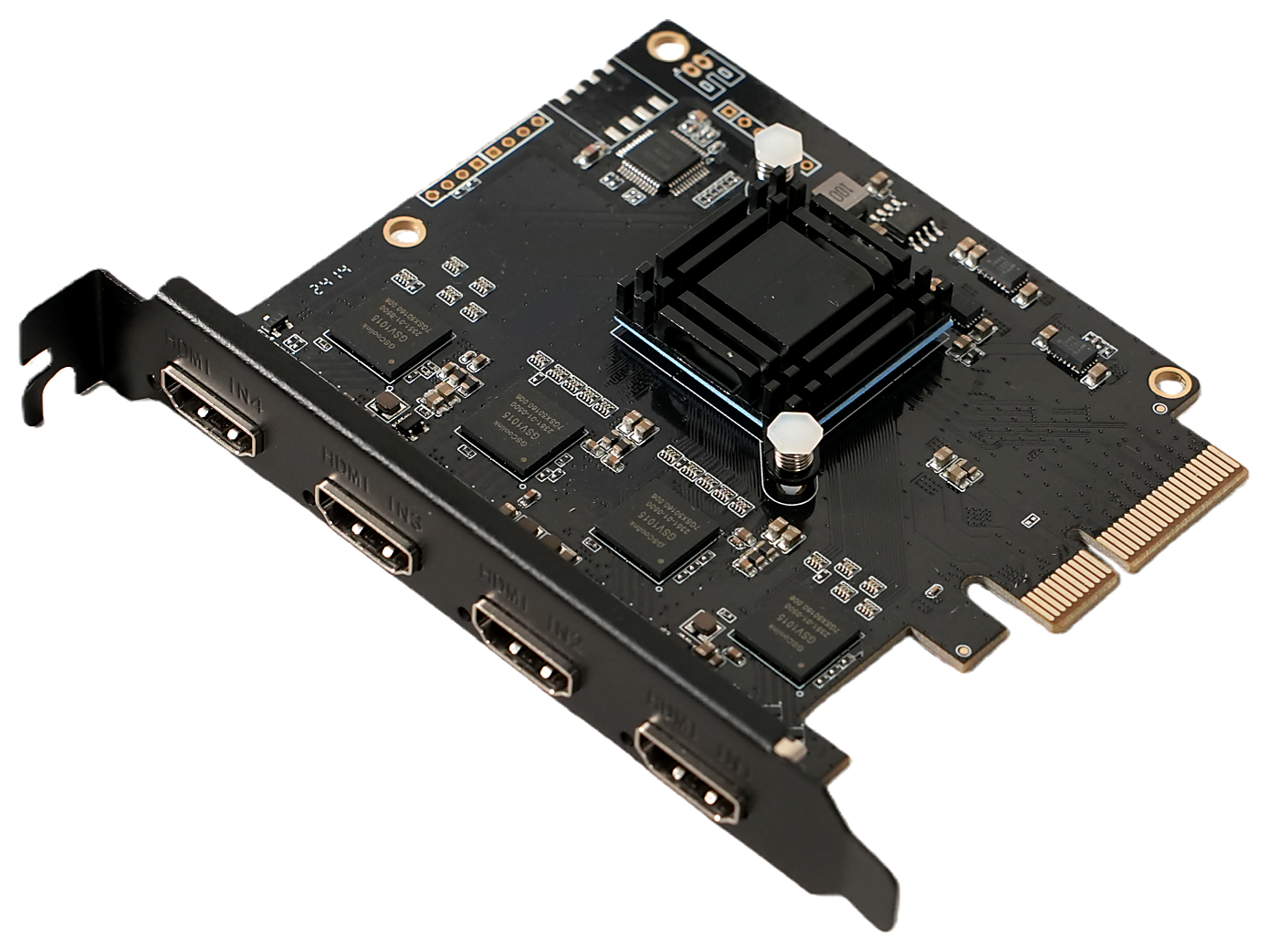 4 路 HDMI PCIe 视频采集卡
